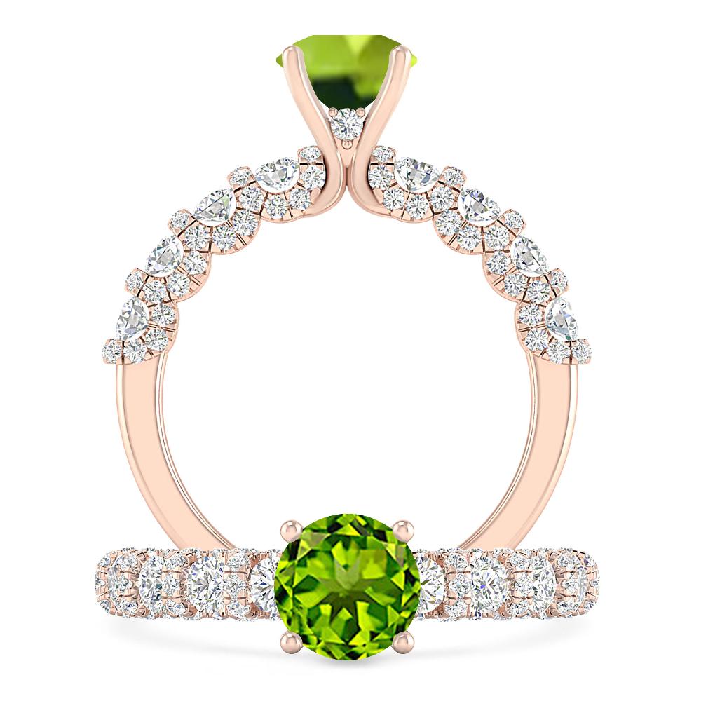 Rose Gold - Peridot