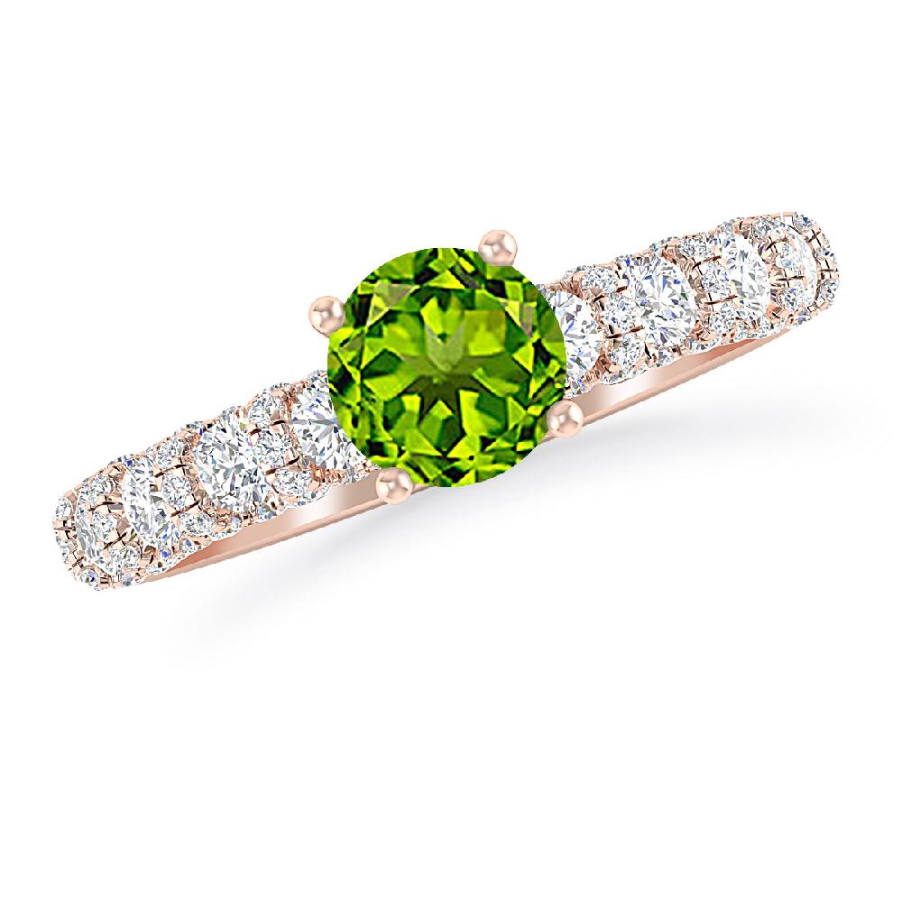 Rose Gold - Peridot