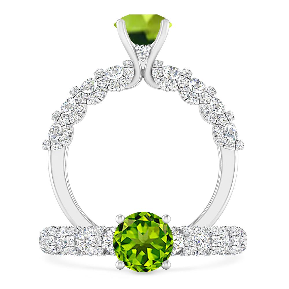 White Gold - Peridot