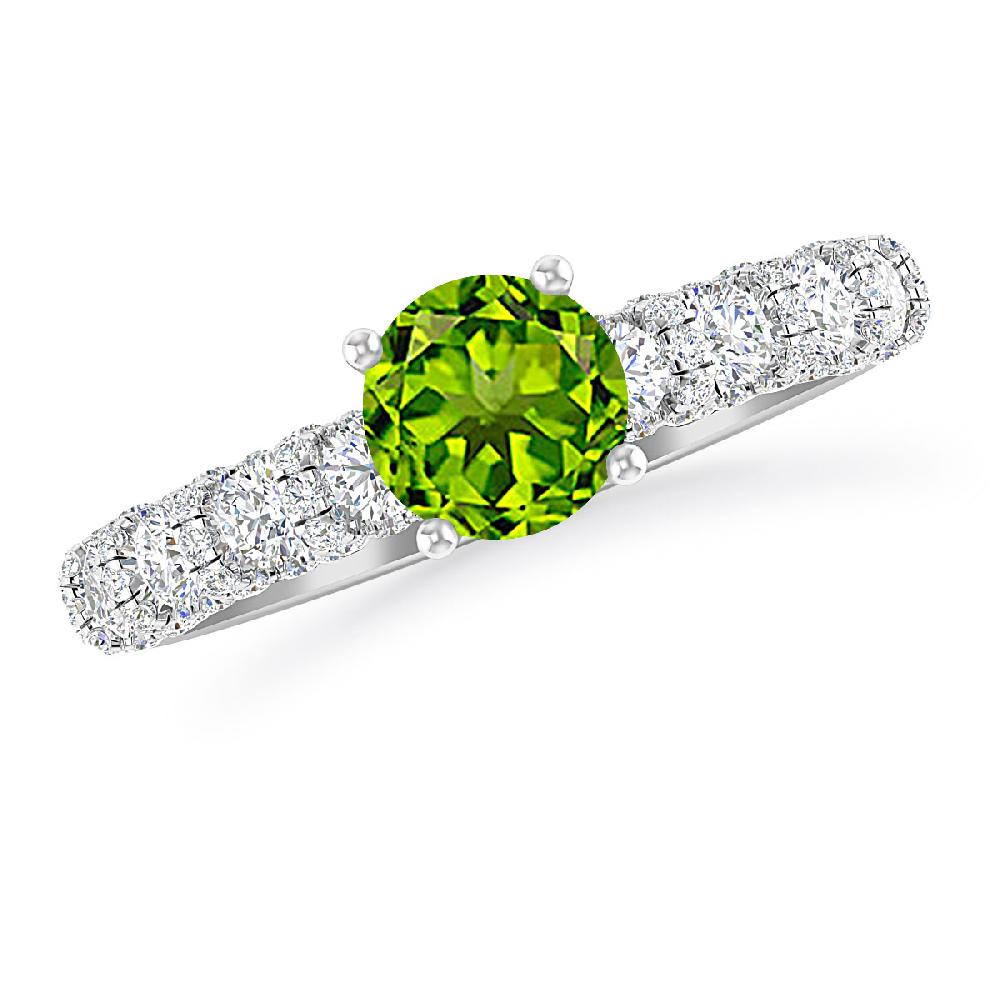 White Gold - Peridot