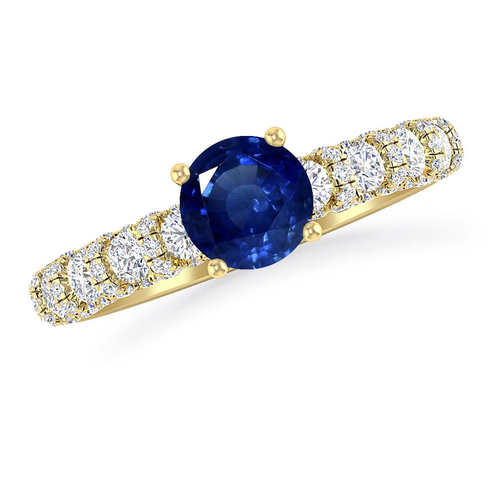 Yellow Gold - Sapphire