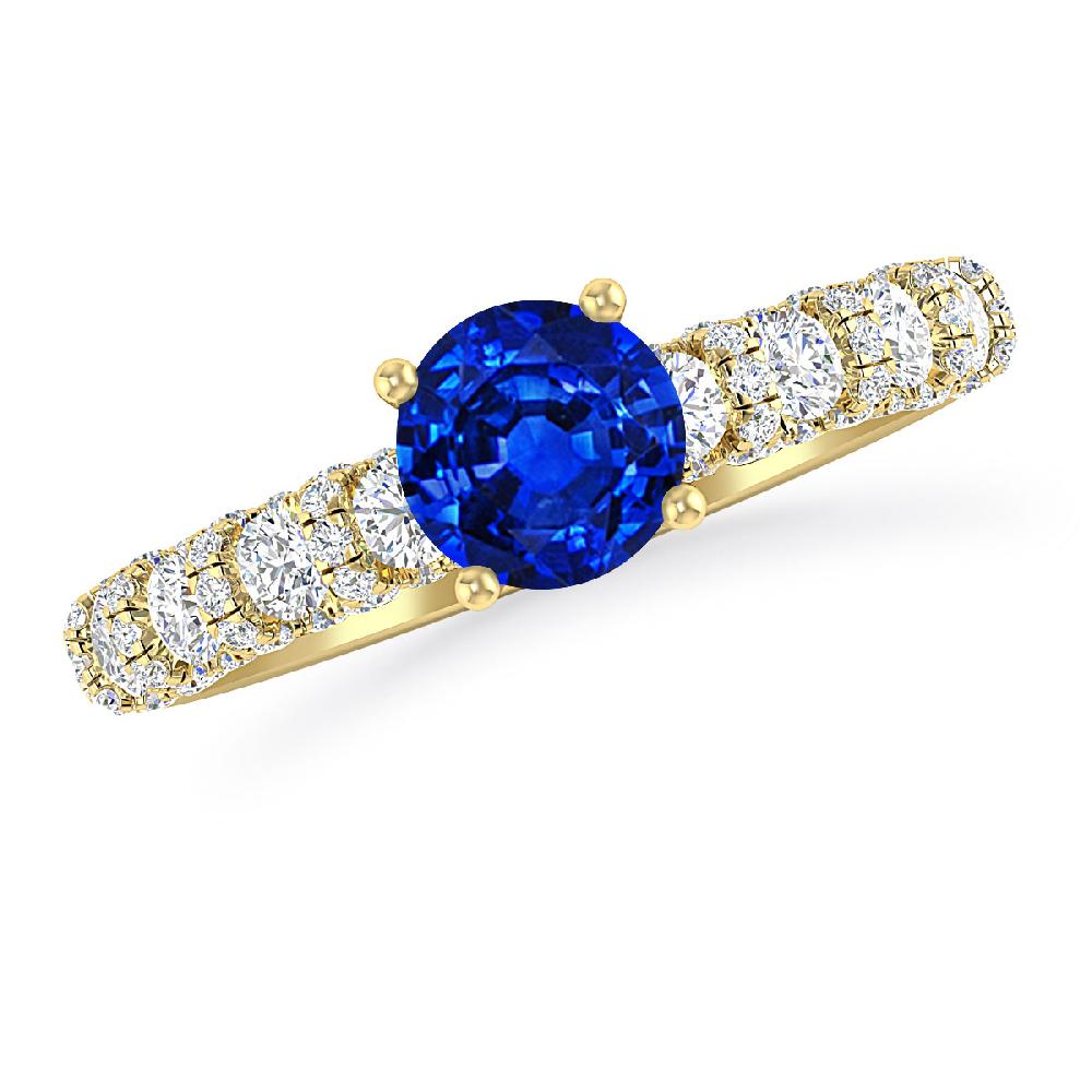 Yellow Gold - Sapphire