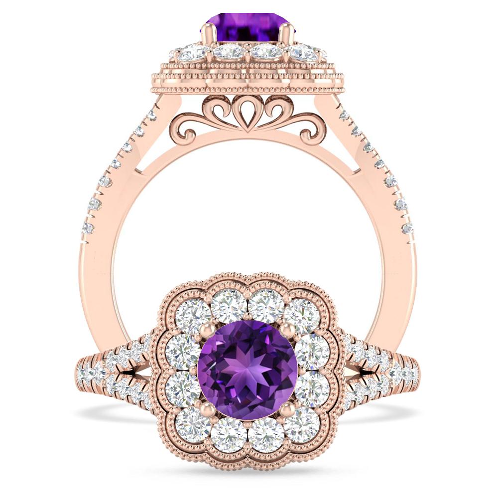 Rose Gold - Amethyst