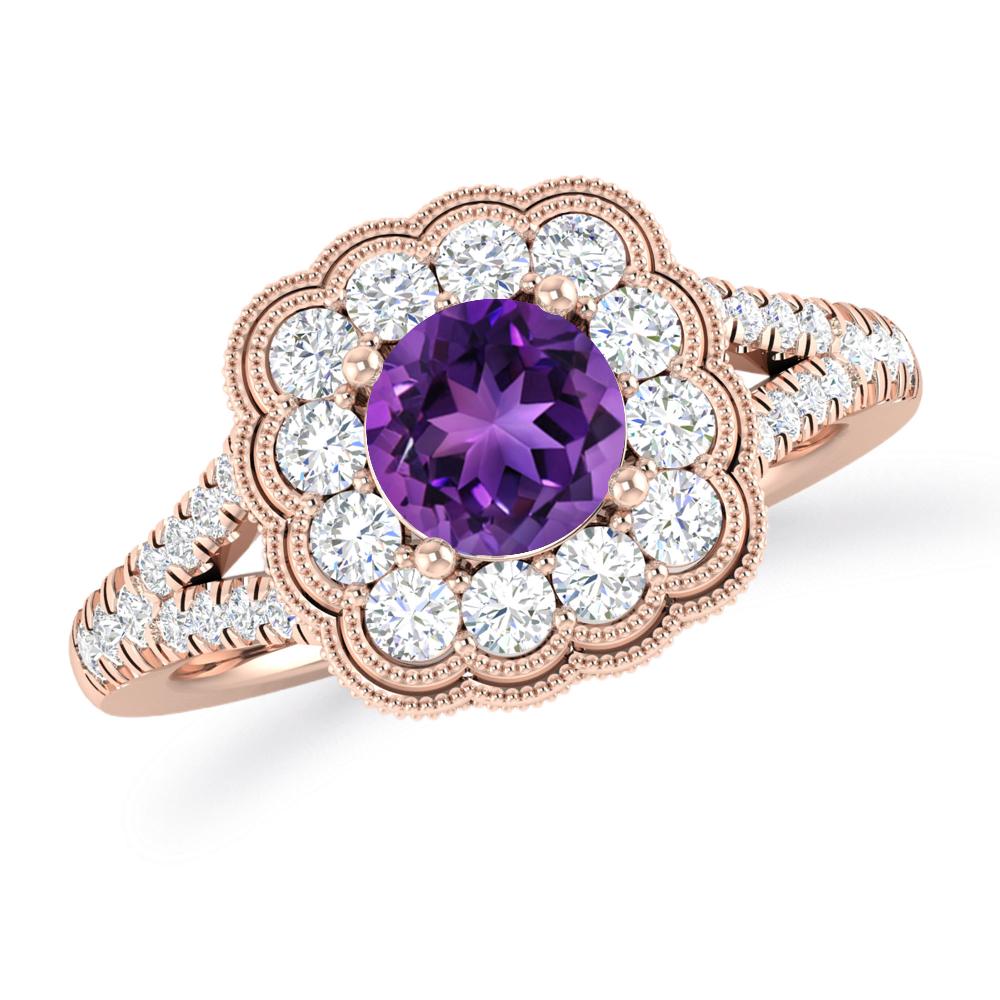 Rose Gold - Amethyst