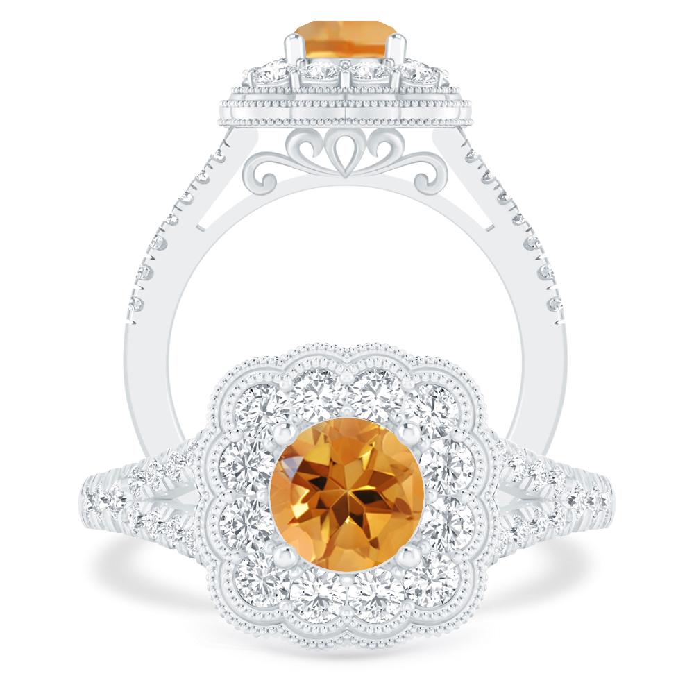 White Gold - Citrine