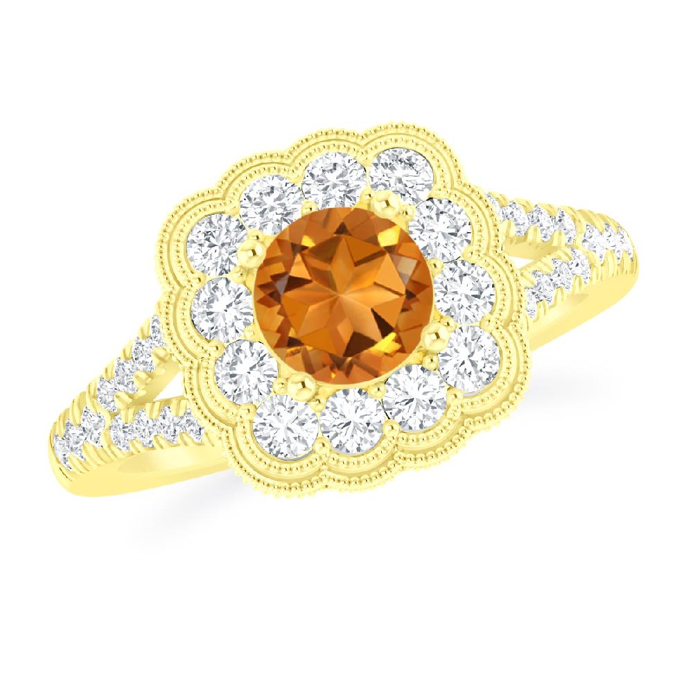 Yellow Gold - Citrine