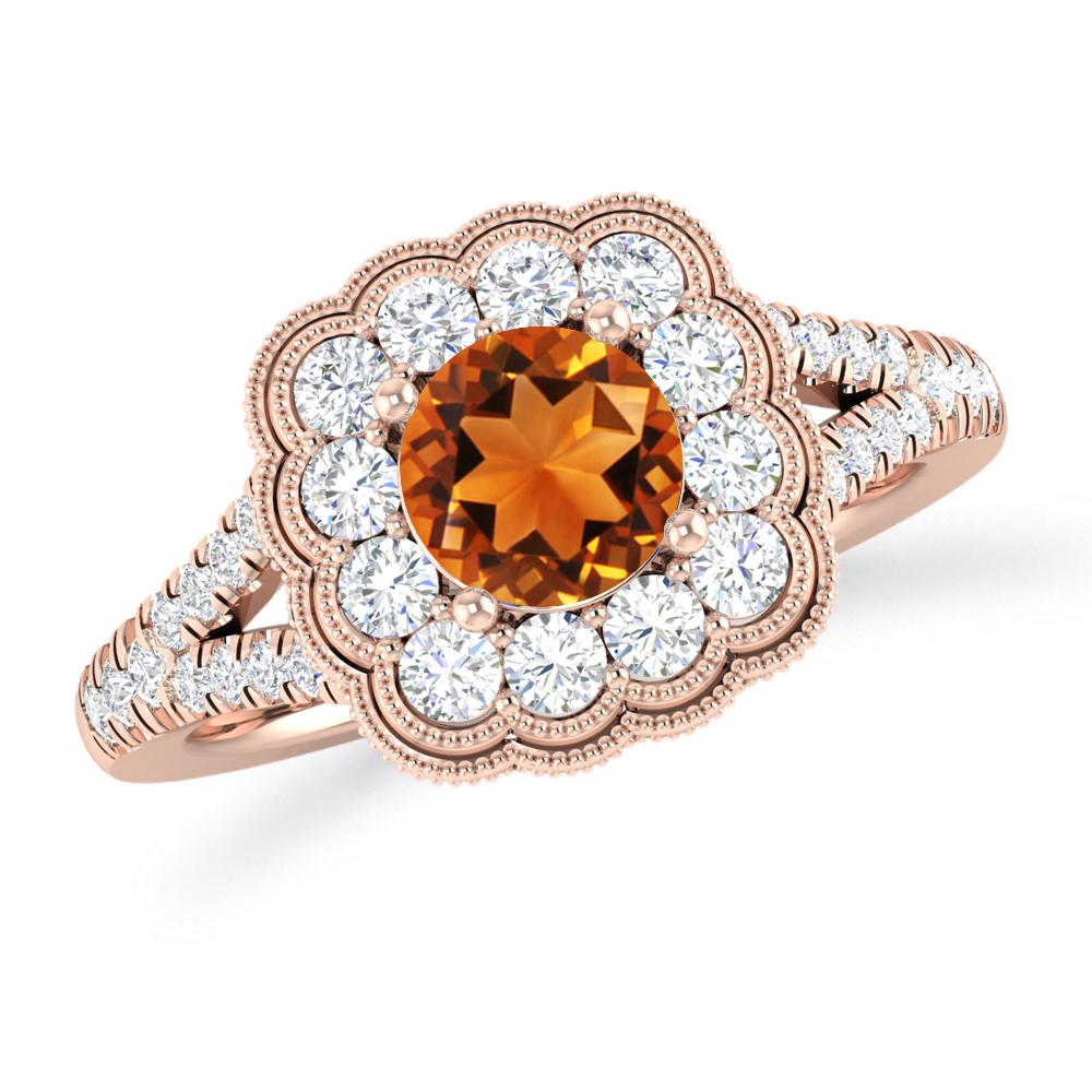 Rose Gold - Citrine