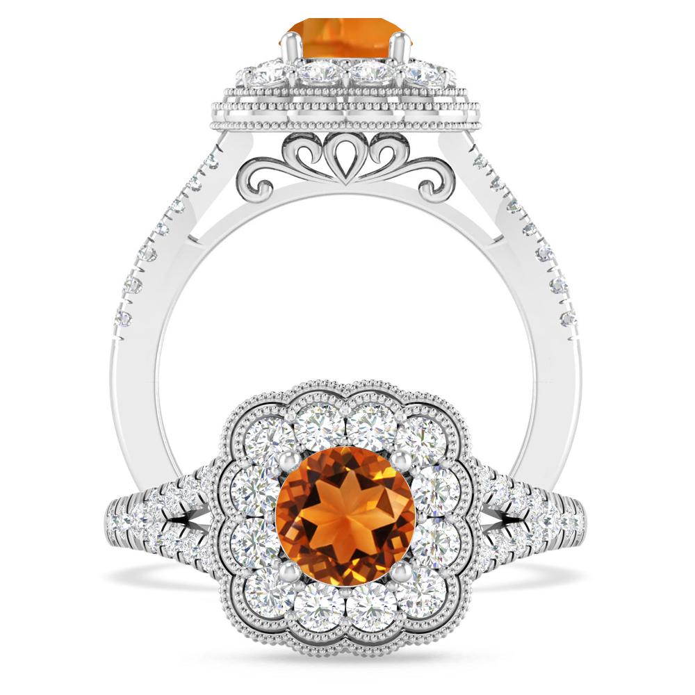 White Gold - Citrine