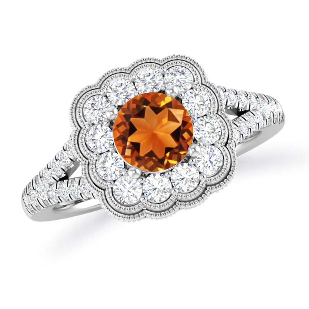 White Gold - Citrine