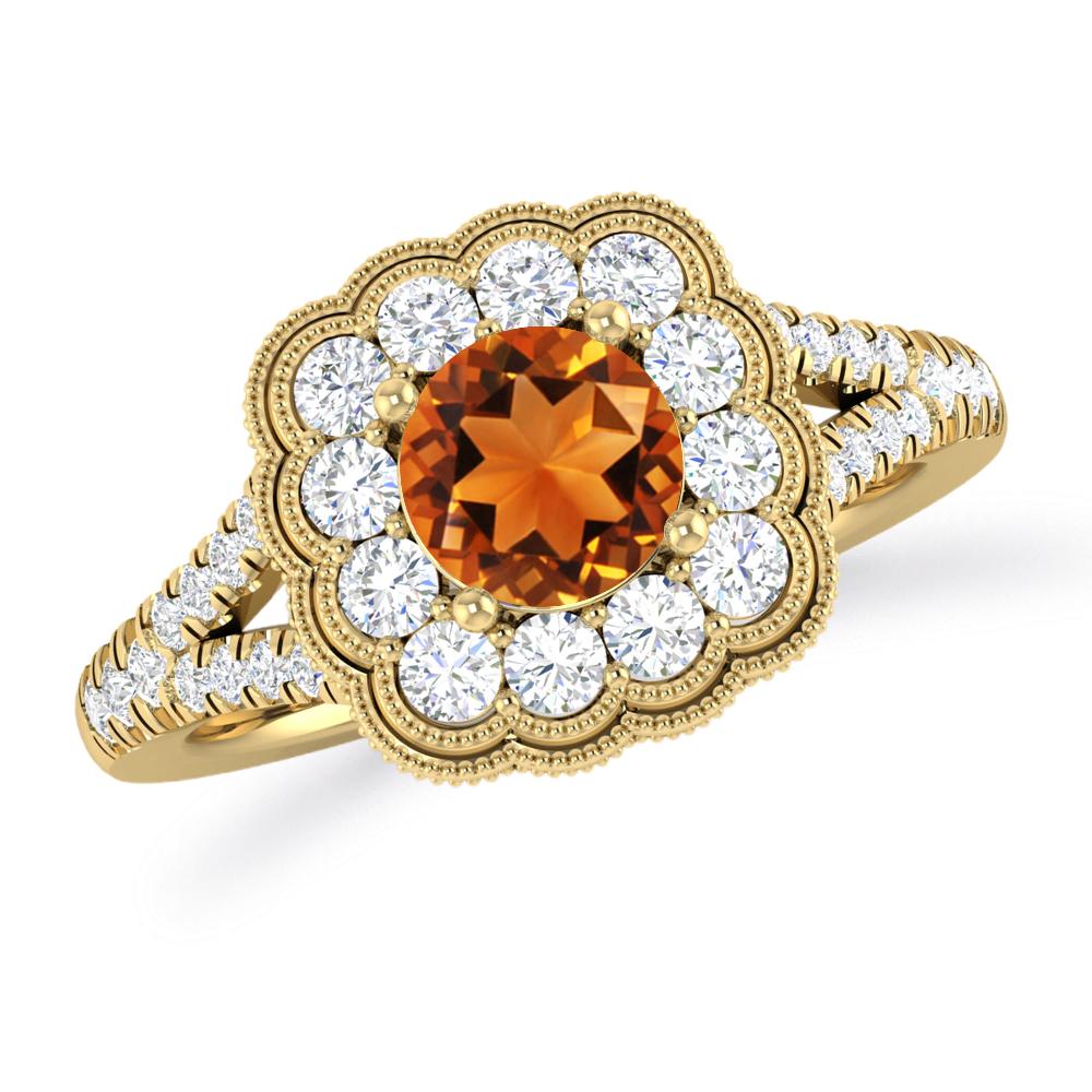 Yellow Gold - Citrine