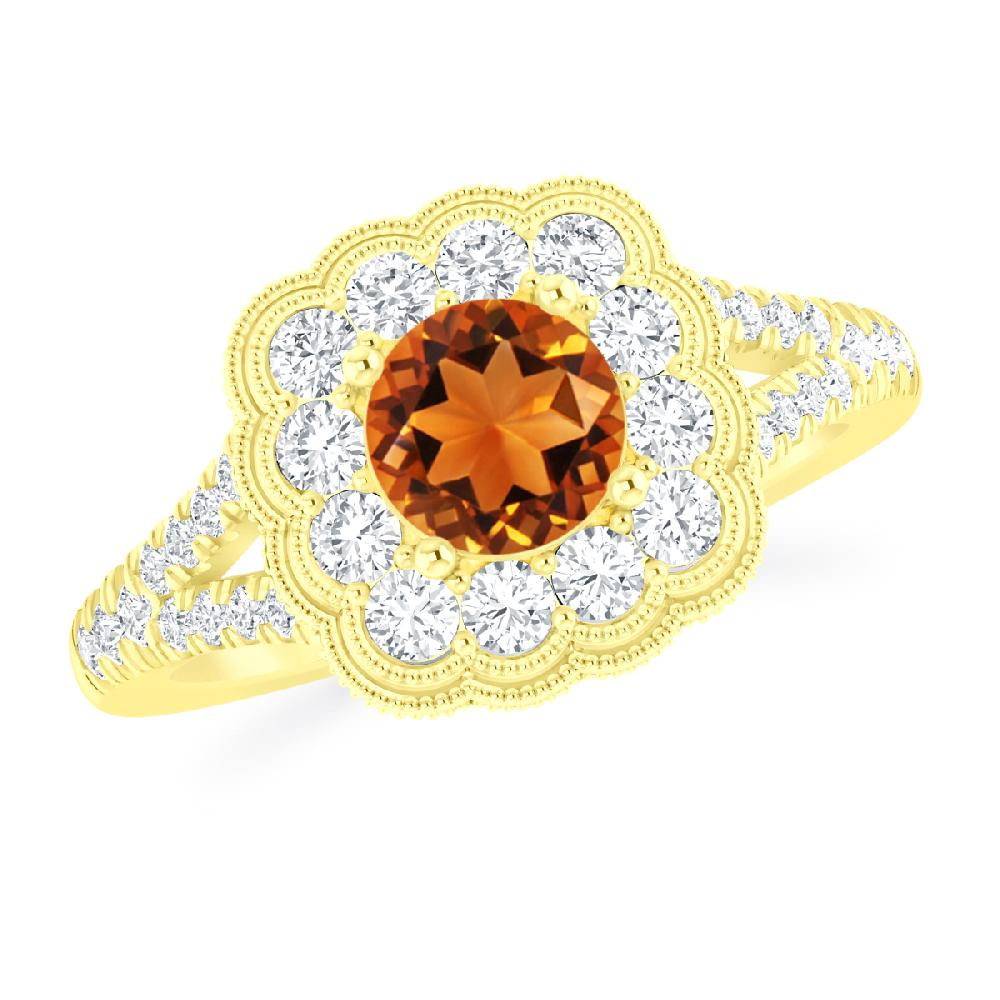 Yellow Gold - Citrine