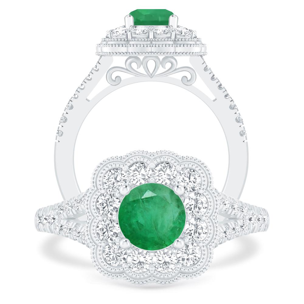 White Gold - Emerald