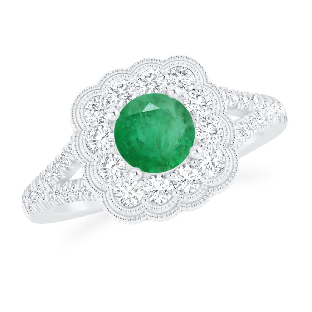 White Gold - Emerald