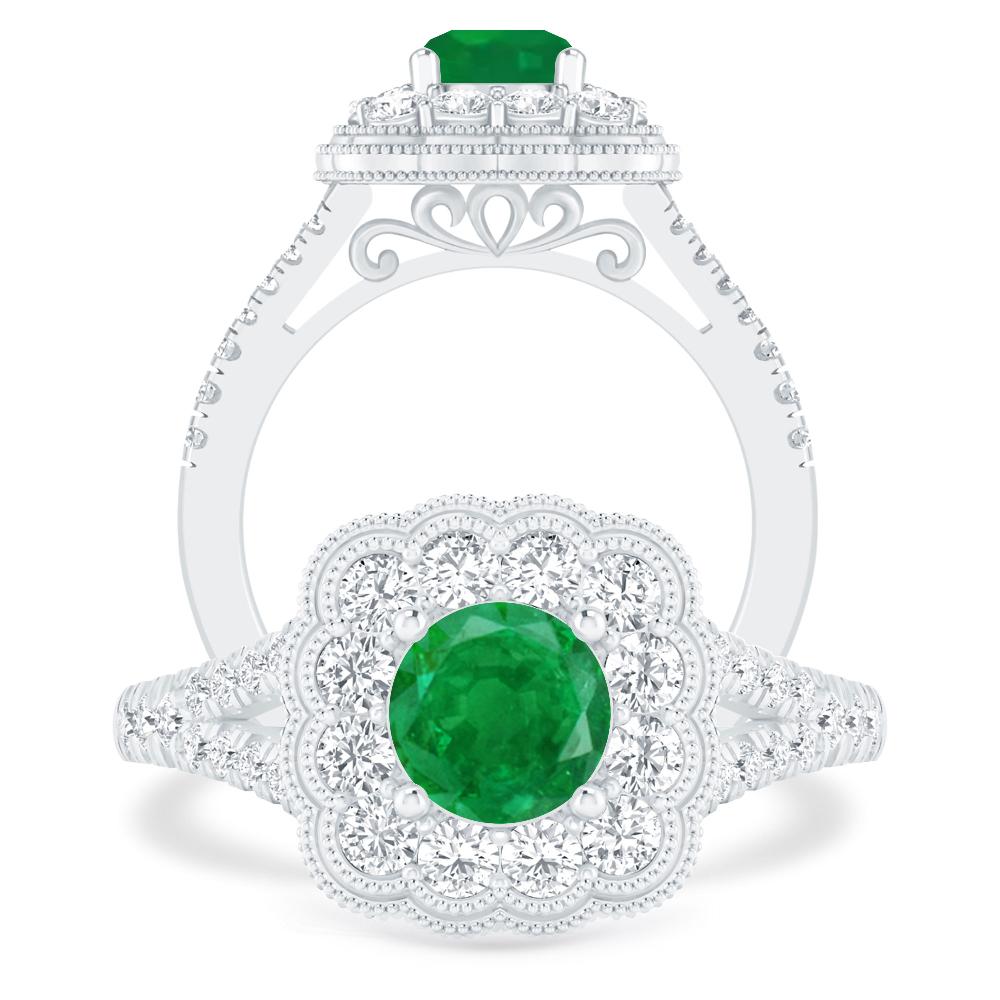 White Gold - Emerald