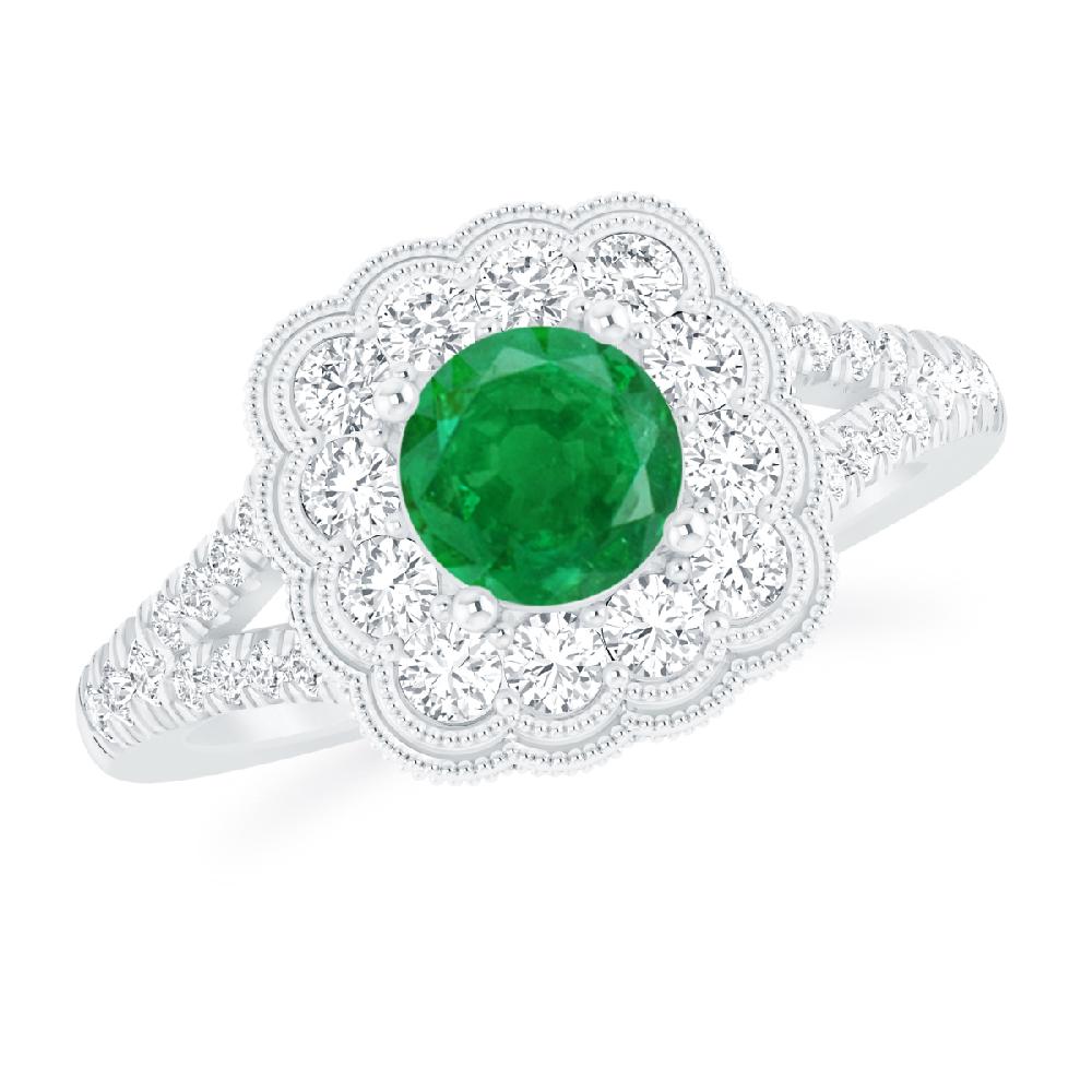 White Gold - Emerald