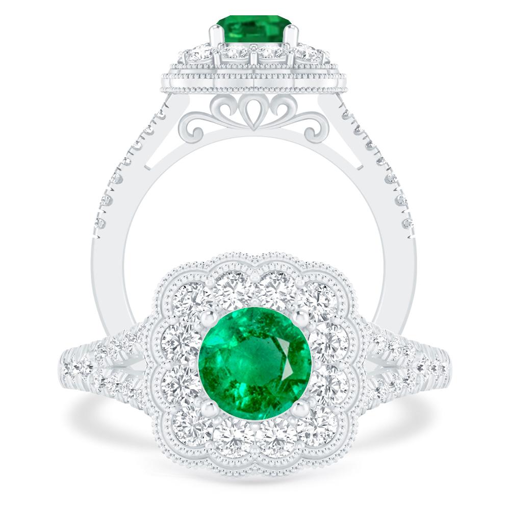 White Gold - Emerald