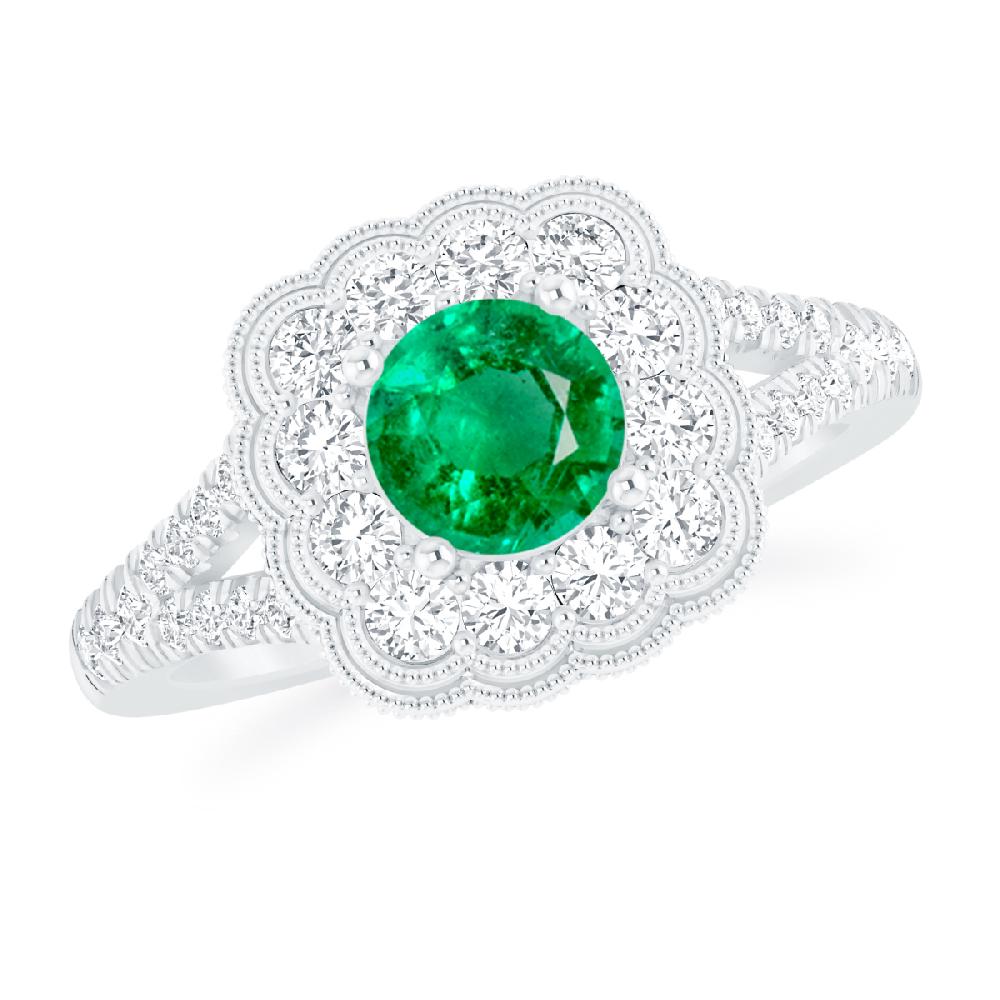 White Gold - Emerald