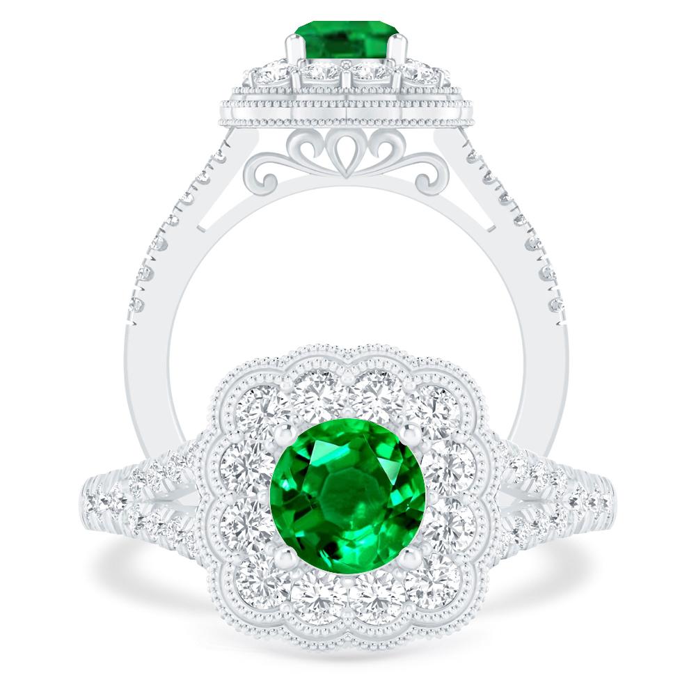 White Gold - Emerald