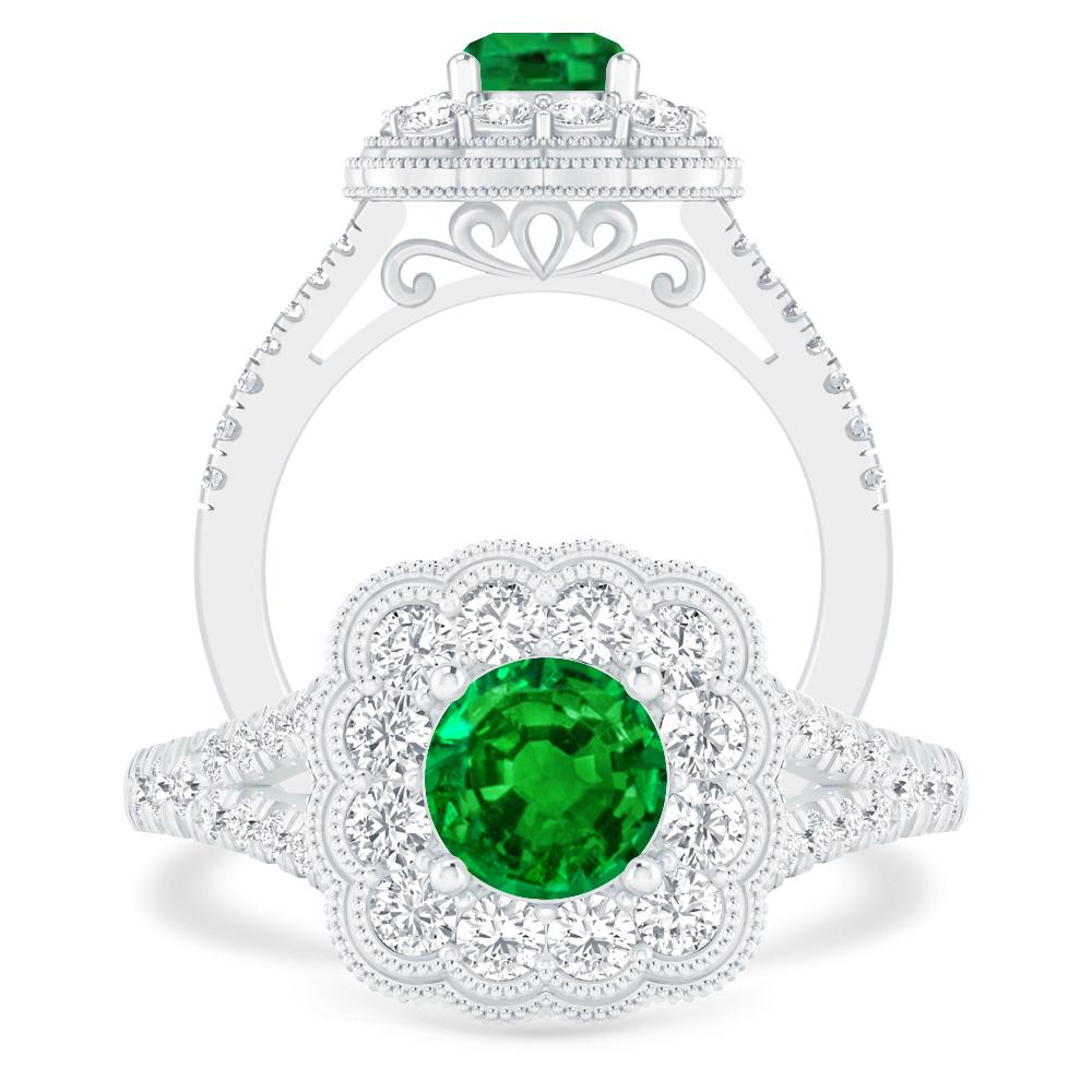 White Gold - Emerald