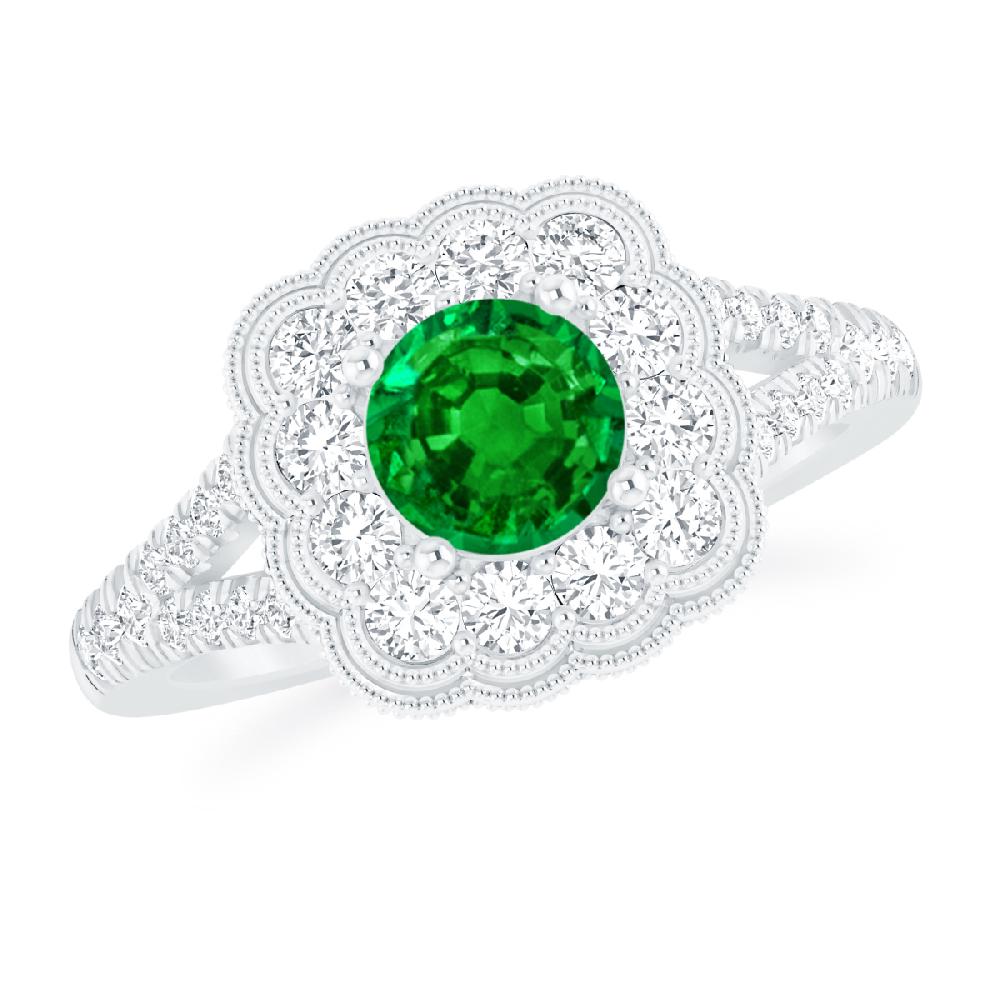 White Gold - Emerald