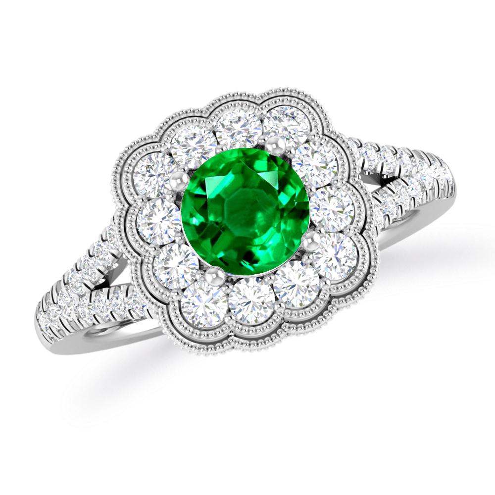 White Gold - Emerald