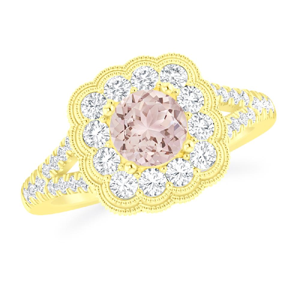 Yellow Gold - Morganite