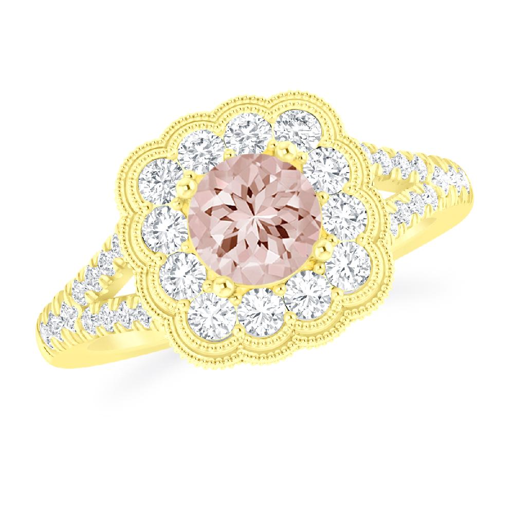 Yellow Gold - Morganite