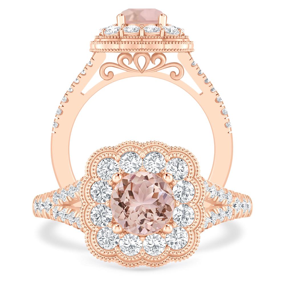 Rose Gold - Morganite