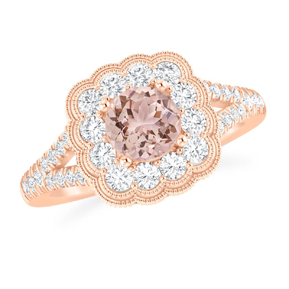 Rose Gold - Morganite