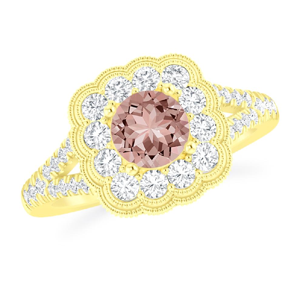 Yellow Gold - Morganite