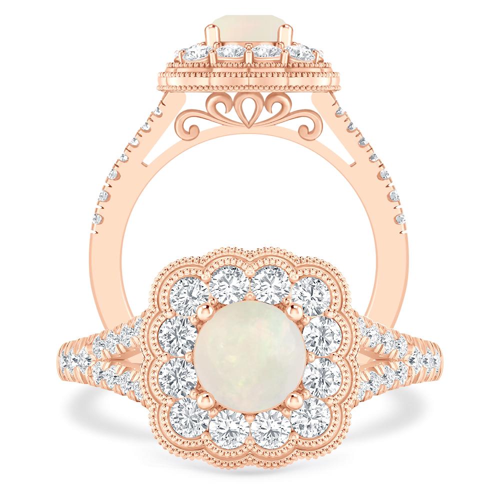 Rose Gold - Opal