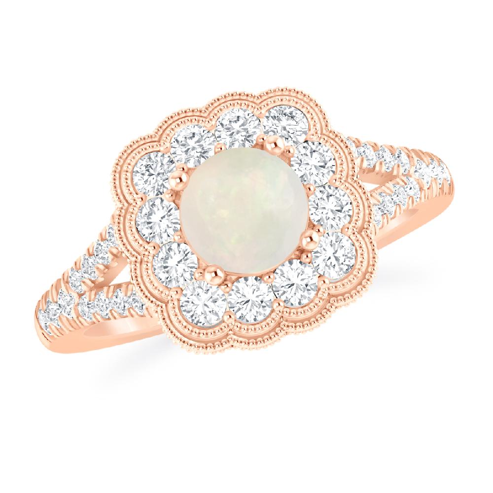 Rose Gold - Opal