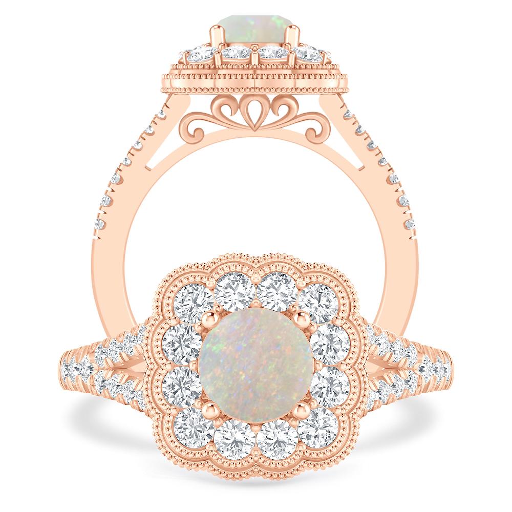 Rose Gold - Opal