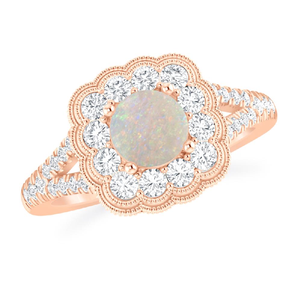 Rose Gold - Opal