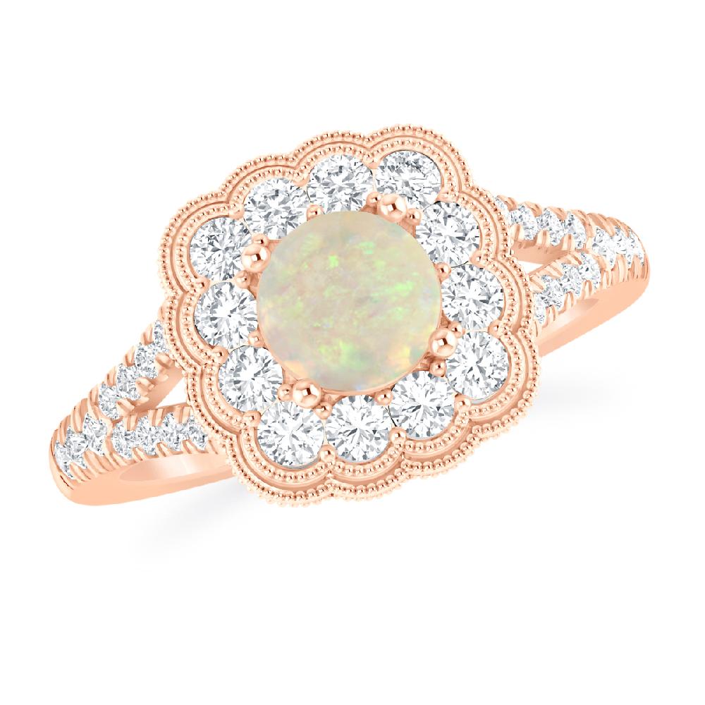 Rose Gold - Opal