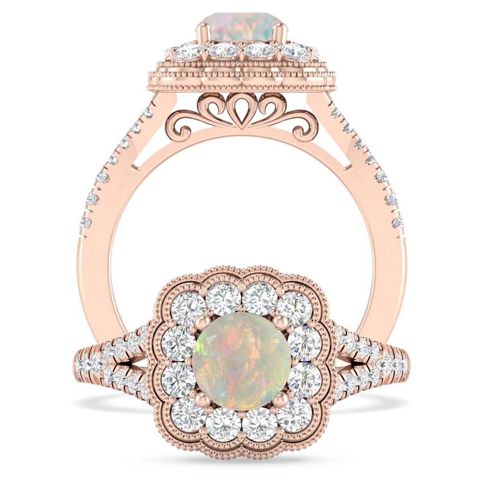 Rose Gold - Opal