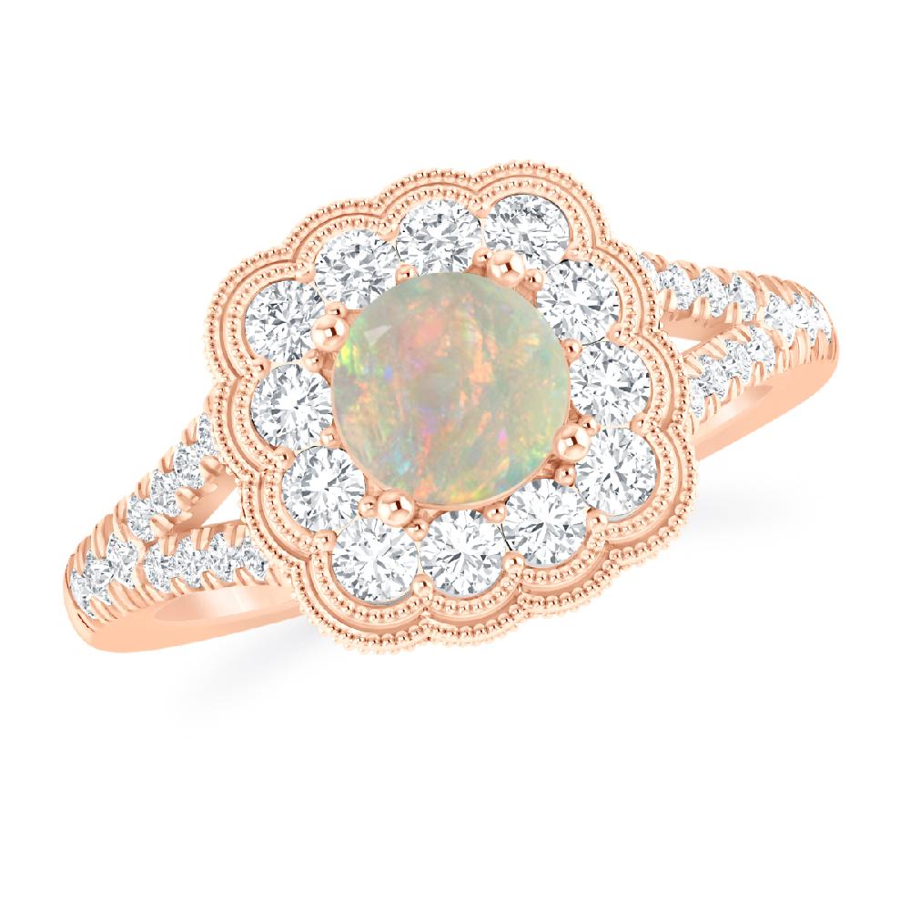 Rose Gold - Opal