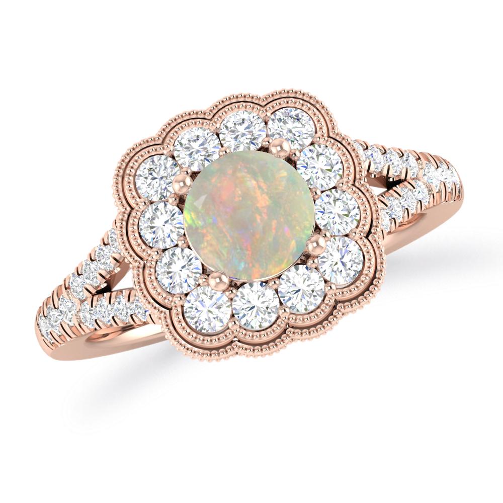 Rose Gold - Opal