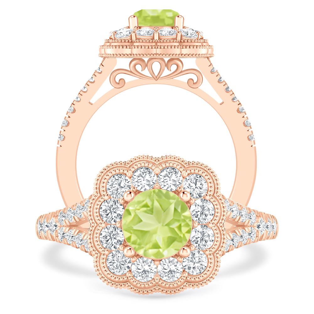 Rose Gold - Peridot