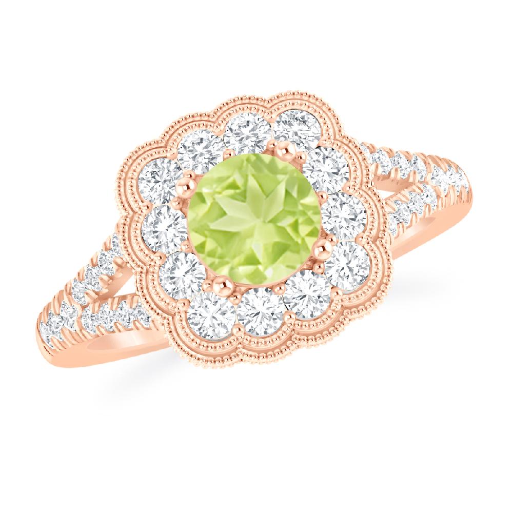 Rose Gold - Peridot