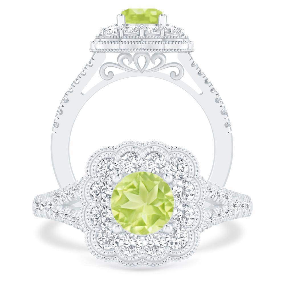 White Gold - Peridot