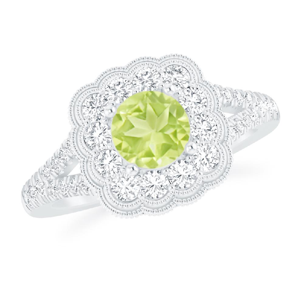 White Gold - Peridot