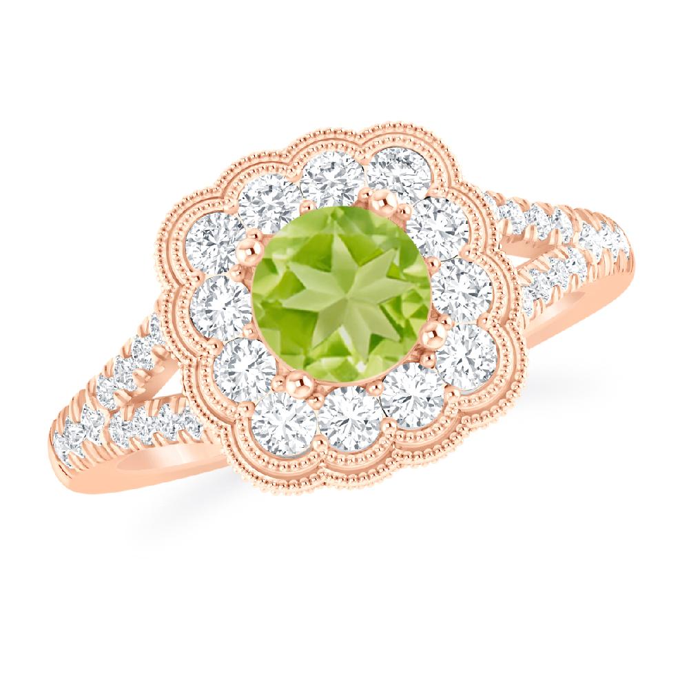 Rose Gold - Peridot