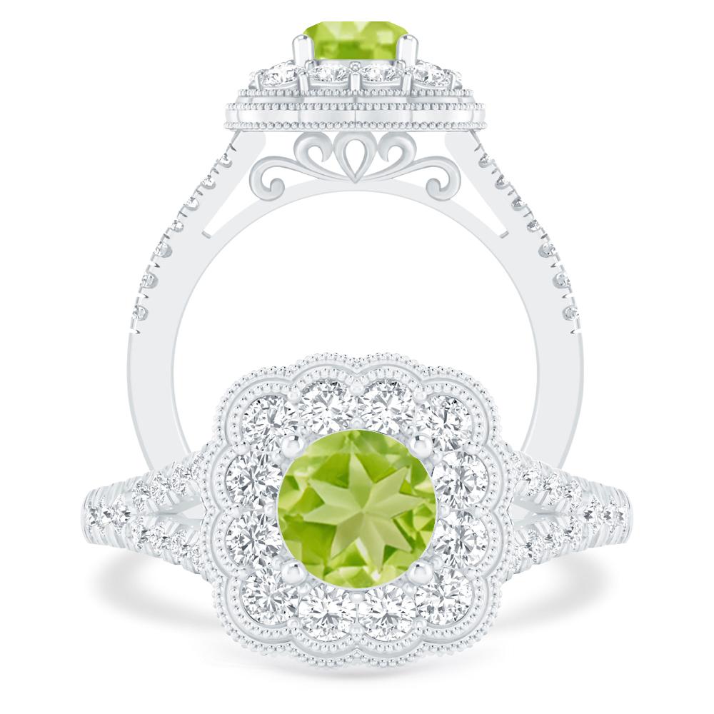 White Gold - Peridot