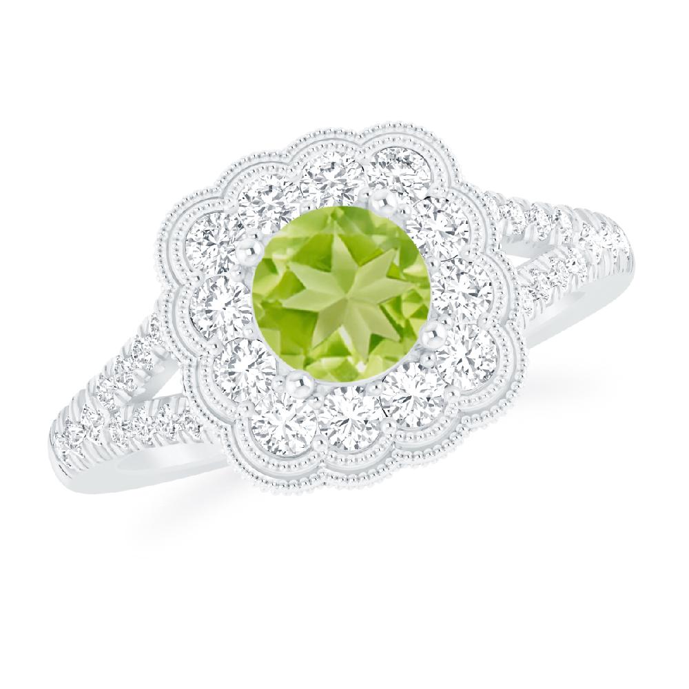 White Gold - Peridot