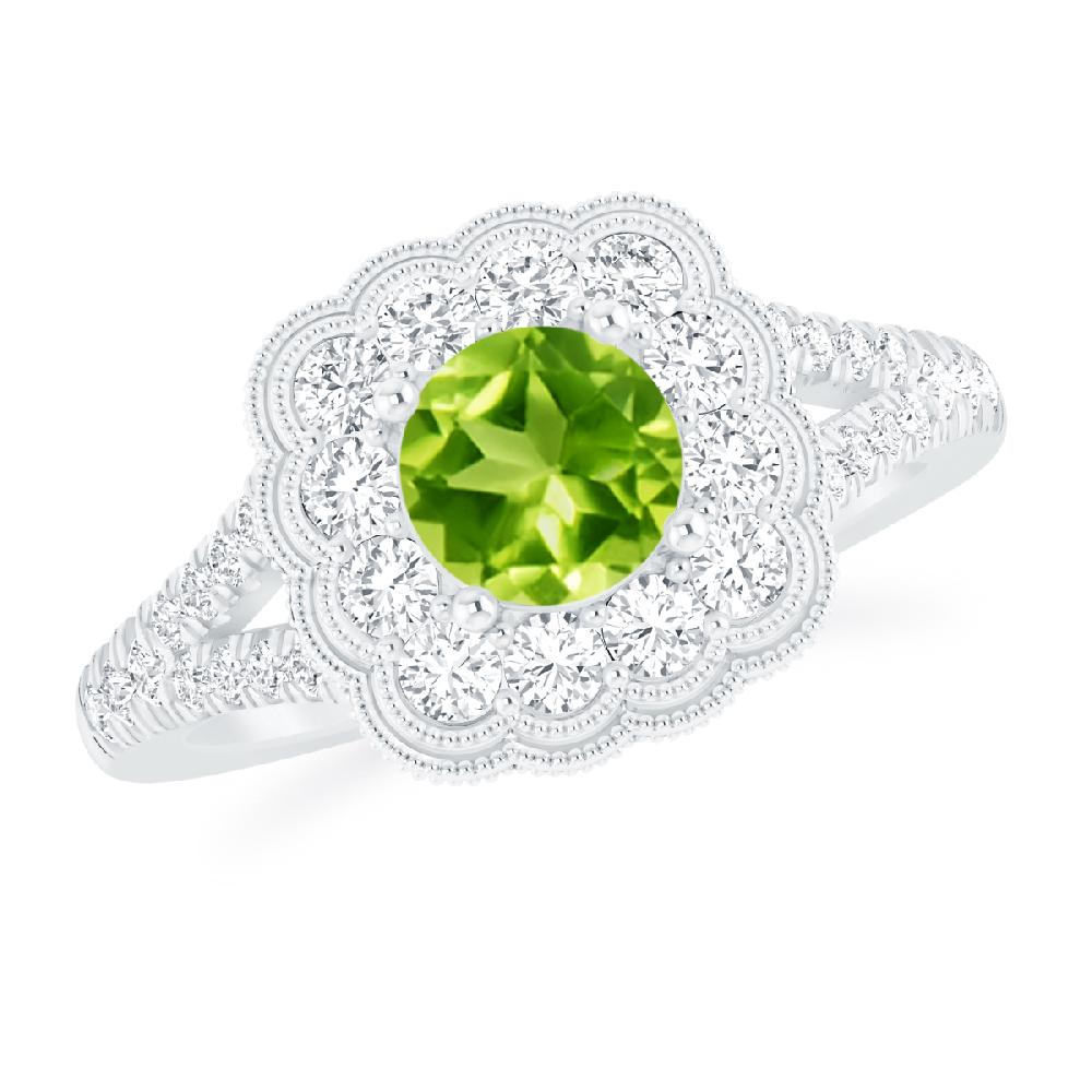 White Gold - Peridot