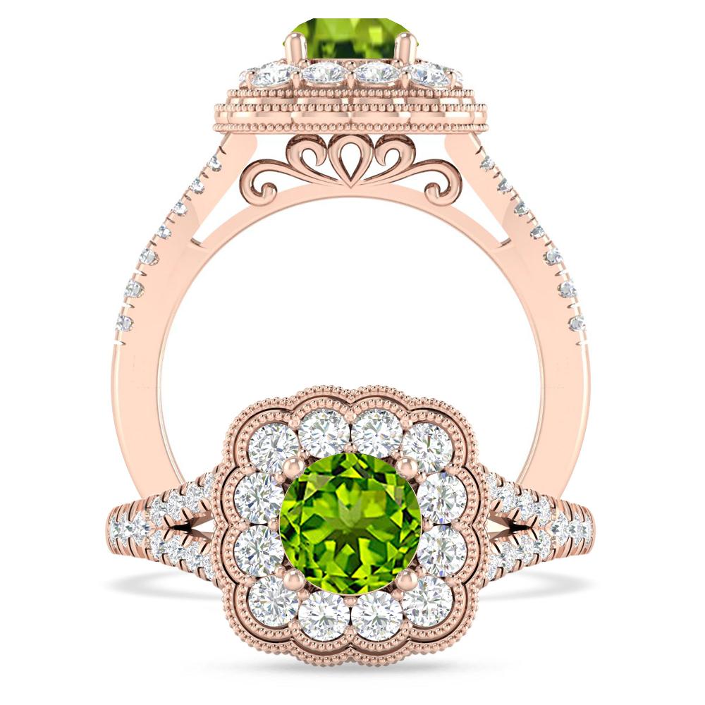 Rose Gold - Peridot