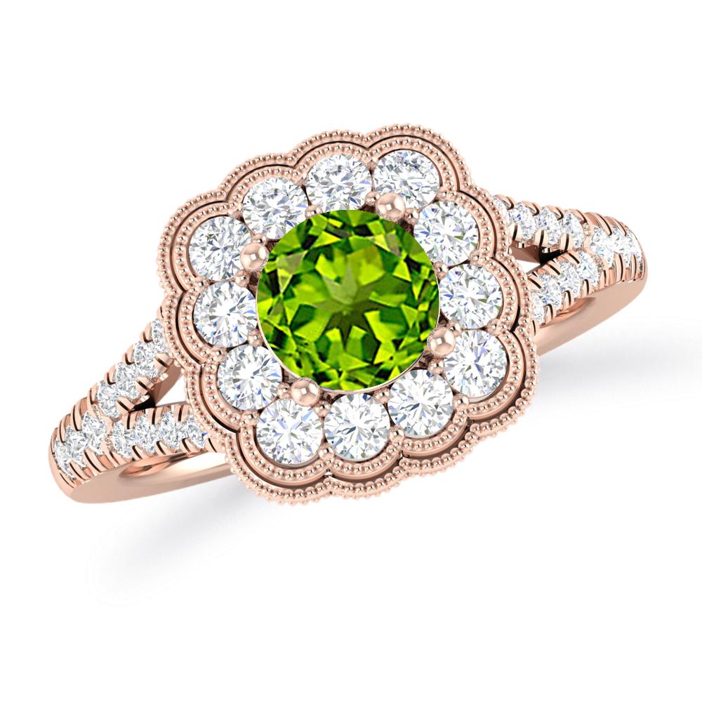 Rose Gold - Peridot