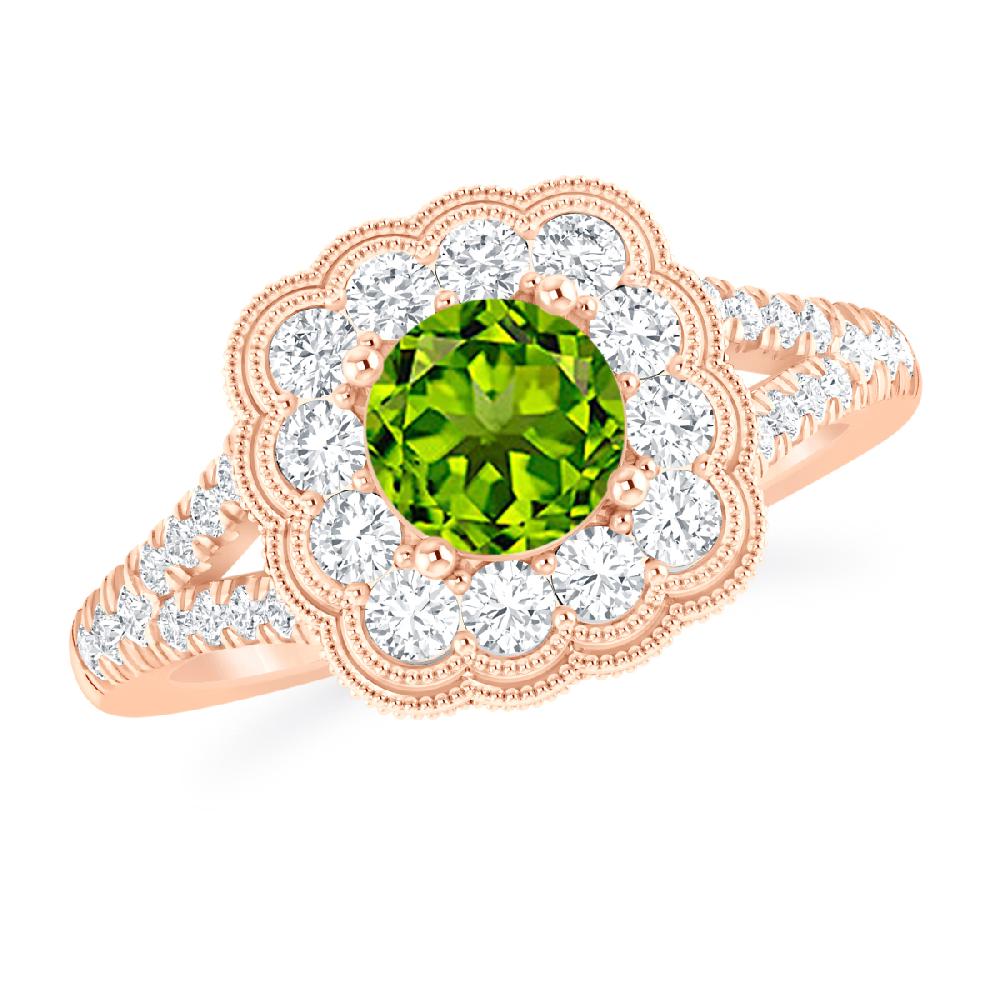 Rose Gold - Peridot