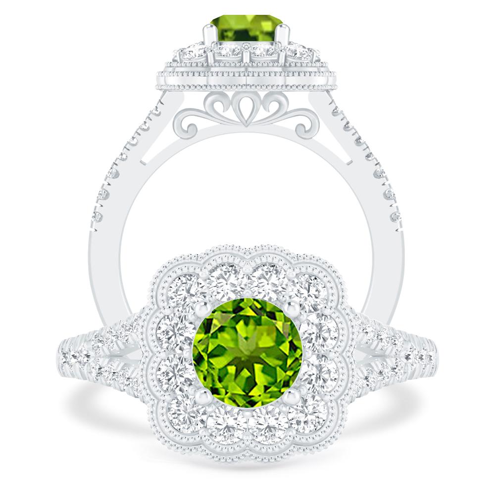 White Gold - Peridot